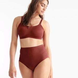 Knix Super Leakproof High Rise Period Undies in Brandy